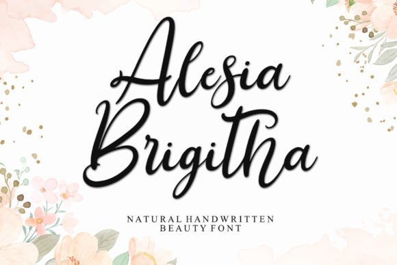 Alesia Brigitha: The Handwritten Font for Scroll-Stopping Brand Content