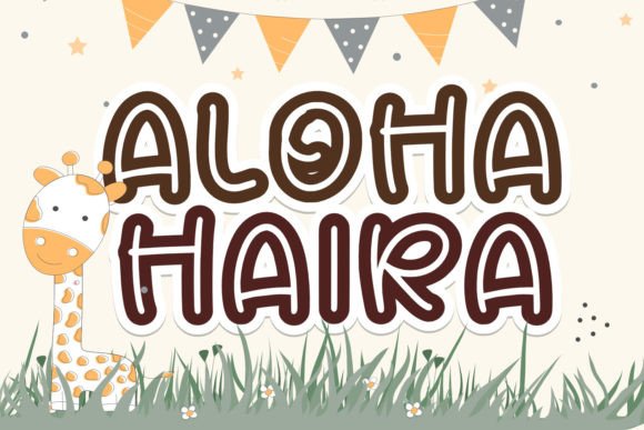 Aloha Haira: The Whimsical Handwritten Font for Charming Crafts
