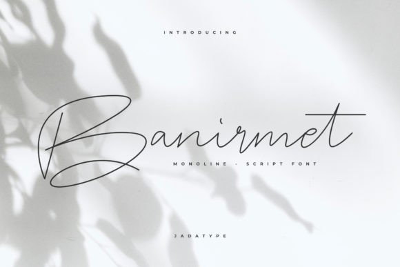 Banirmet: A Modern Script Font for Digital Branding