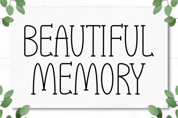 Beautiful Memory: A Handwritten Font for Crafters and Sellers
