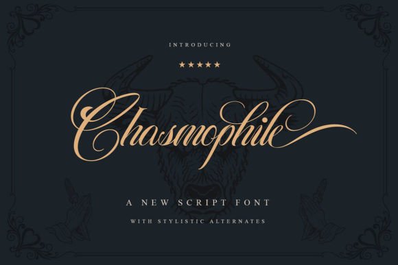 Chasmophile: A Creative Script Font for Distinctive Brand Identity