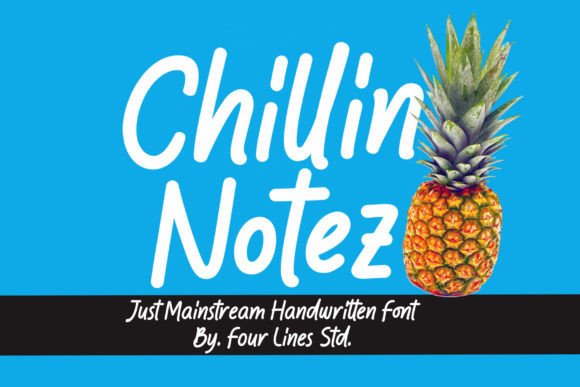 Chillin Notez: The Modern Script Typeface for Handmade Branding