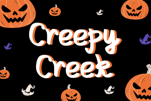 Creepy Creek: A Hauntingly Perfect Typeface for Spooky Branding