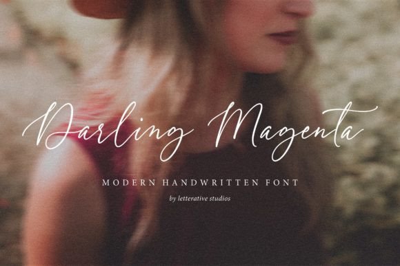 Darling Magenta: The Script Font That Elevates Small Business Branding