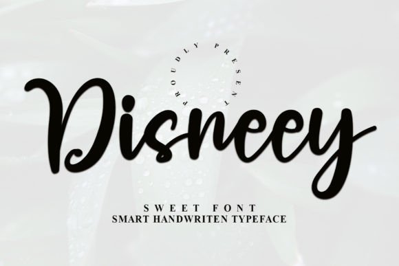 Disneey: The Romantic Script Font for Boutique Branding