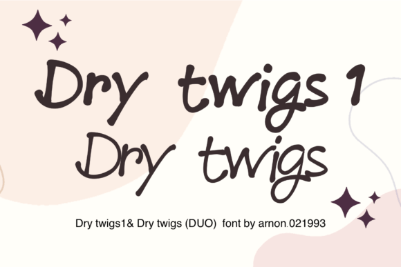 Dry Twigs: A Quirky Handwritten Font for Playful Brand Identity