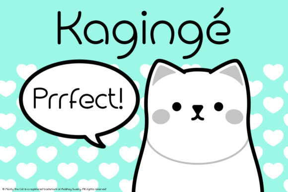 Kagingé: A Sweet Handwritten Font for Authentic Brand Identities