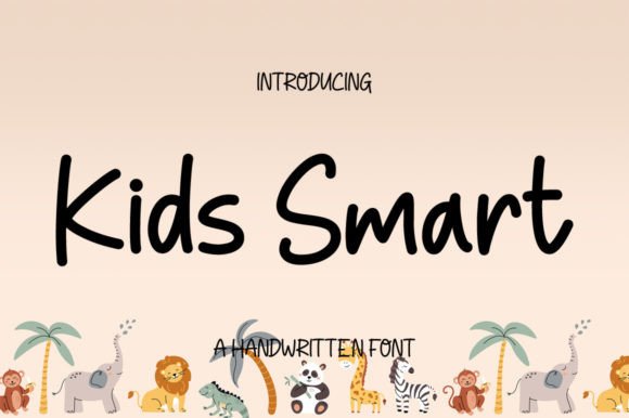 Kids Smart: A Timeless Handwritten Typeface for Authentic Branding