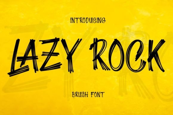 Lazy Rock: A Creative Script Font for Modern Campaigns