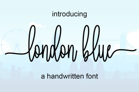 London Blue: The Handwritten Typeface for Modern Web Design