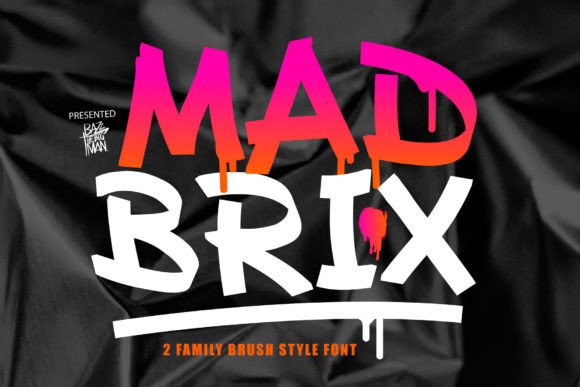 Mad Brix: The Graffiti-Style Typeface That Elevates Small Business Branding