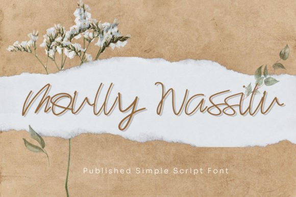 Moully Wassilu: A Romantic Script Font for Brand Identity