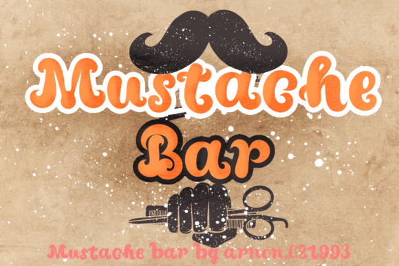 Mustache Bar: A Playful Script Font for Modern Web Design
