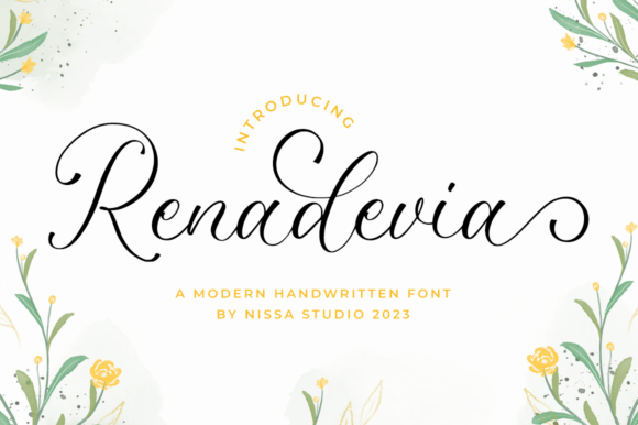 Renadevia: A Delicate Script Font for Elegant Branding