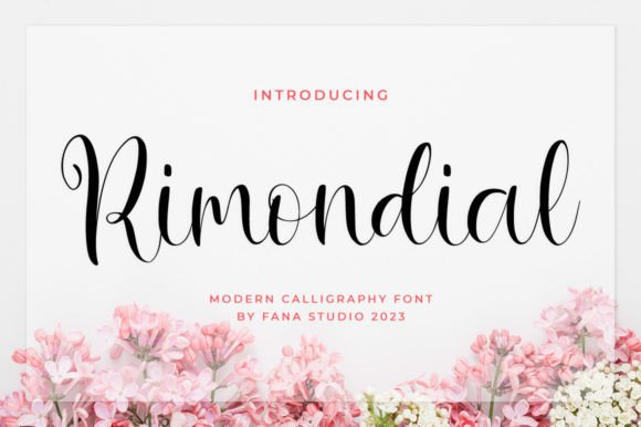 Rimondial: The Handwritten Script Font for Campaigns That Need a Personal Touch