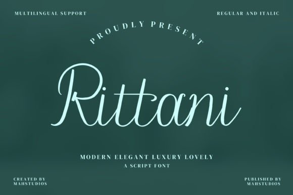 Rittani: The Handwritten Script Font for Modern Editorial Design