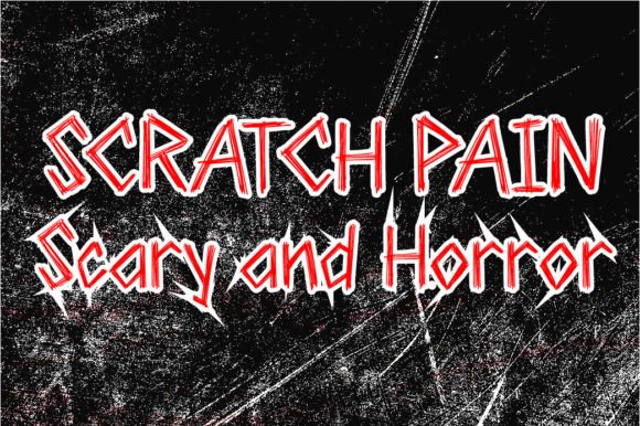 Scratch Pain: A Horror Script Font for Bold Editorial Design