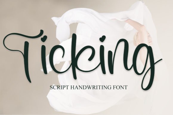 Ticking Script Font for Handmade Labels and Branding