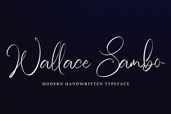 Wallace Sambo: A Modern Script Font for Elegant Web Design