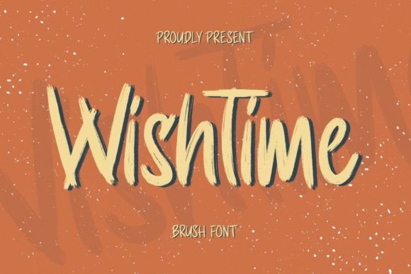 Wishtime Typeface: Elevating Editorial Design with Hand-Brushed Elegance
